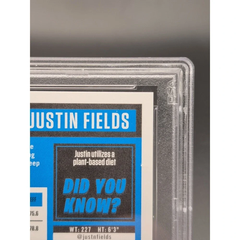 2021 Panini Classics Justin Fields #154 Rookie‎ Blue Back /75 PSA 9  Jets Bears